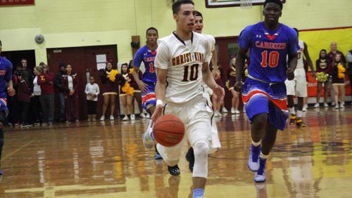 Jose Alvarado of Christ the King High in Brooklyn, N.Y., signed with Georgia Tech Wednesday. (Photo courtesy New York Daily News)