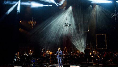 Josh Groban performs at the Cobb Energy Performing Arts Centre. The Roswell Arts Fund is conducting a feasibility study on the city creating its own performing arts venue. AJC FILE