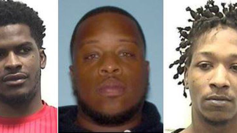 Ralph Bess (from left), Maurice Lawrence, Davonte Jamal Brown