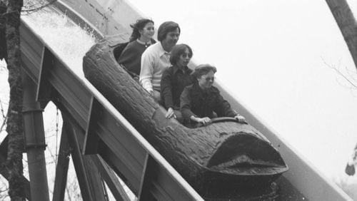 Six Flags Over Georgia has offered thrillseekers nonstop fun since its doors opened to more than 3,000 visitors on June 16, 1967, in Austell. Although the amusement park has changed quite a bit over the years, it remains a popular destination. Here’s a look back at Six Flags through the years. Pictured here: Visitors at the park on March 28, 1975.