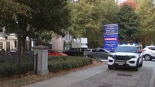 A shooting was reported inside Emory University Hospital Midtown on Friday afternoon.