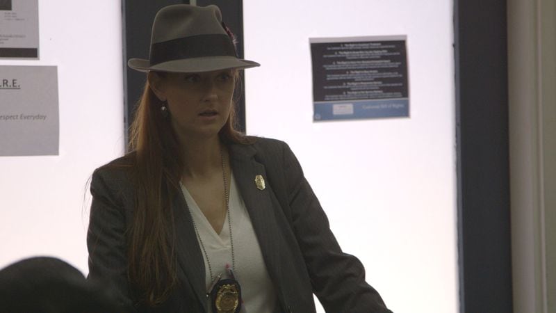 Summer Benton earned her fedora after closing her first homicide case. She is a star of the docu-series, now dubbed "Inside Homicide" for ID. CREDIT: TLC