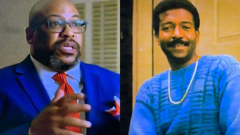 Oxygen's "The Real Murders of Atlanta" featured the 1996 murder of Atlanta tech entrepreneur Lance Herndon (right). The woman accused of killing him was prosecuted by Clint Rucker (left). OXYGEN