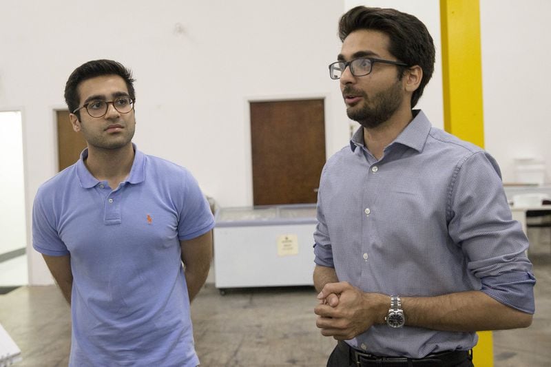 Brothers Rehan (left) and Reza Bhiwandiwalla were inspired by the flavors of their youth in Mumbai to start their company, Icecream Walla. ALYSSA POINTER/ALYSSA.POINTER@AJC.COM