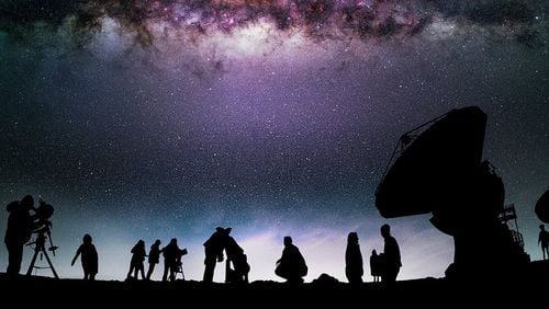 This is an image from the new Imax film at the Fernbank Museum of Natural History, “The Search for Life in Space.” This film delves into what scientists know about life in the cosmos and what they are looking for with the world’s most powerful telescopes on the sky. CONTRIBUTED BY DECEMBER MEDIA