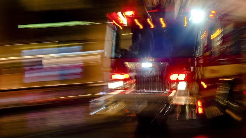 The pileup happened just before 6 p.m. Monday on the busy Hollowell Parkway near a bridge over a creek that runs from Grove Park, Atlanta Fire Rescue officials said.