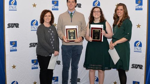Henry STAR winners: (left to right) Rita Poole, Will Miller, Abby Cornell, Ashleigh Eidson.