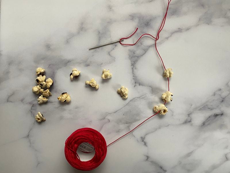 Popcorn is an unexpected and beautiful decoration inside or outside your home.
Julia Skinner for The Atlanta Journal-Constitution