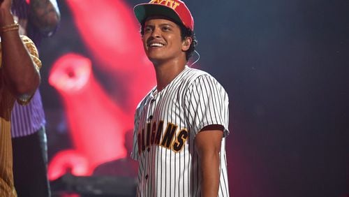 LOS ANGELES, CA - JUNE 25: Bruno Mars performs onstage at 2017 BET Awards at Microsoft Theater on June 25, 2017 in Los Angeles, California. (Photo by Paras Griffin/Getty Images for BET)