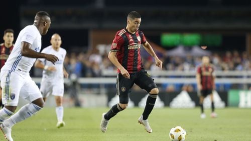 Atlanta United’s Miguel Almiron is day-to-day with hamstring injury.