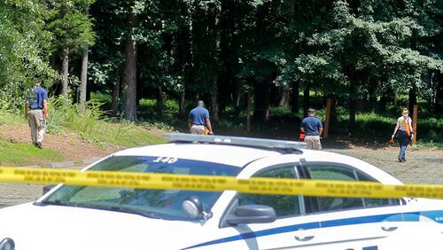The body was discovered Wednesday morning at Yellow River Park in Gwinnett County.