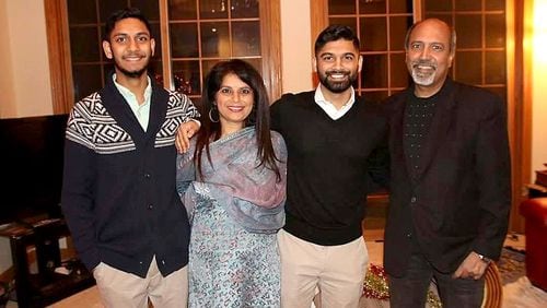 Kamran Shibly (left) is survived by his parents and older brother. (Family photo)