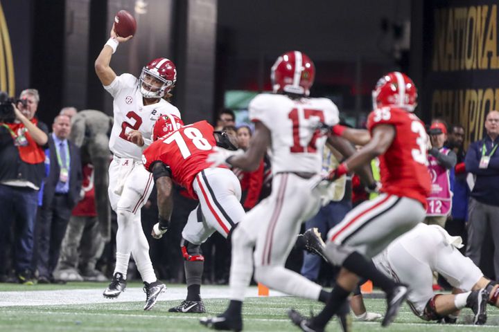 Photos: Bulldogs battle Alabama for national title