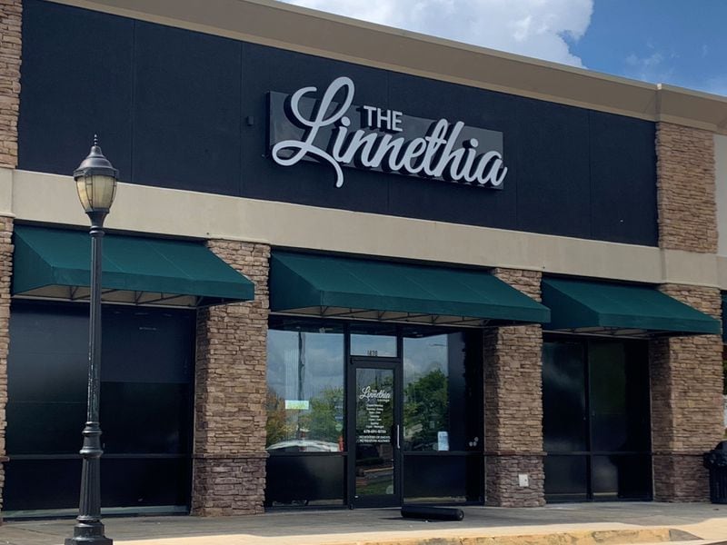 NeNe Leakes owns a lounge called Linnethia Lounge in Duluth off Pleasant Hill Road. Linnethia is her actual first name. This photo was taken June 29, 2021. RODNEY HO/rho@ajc.com