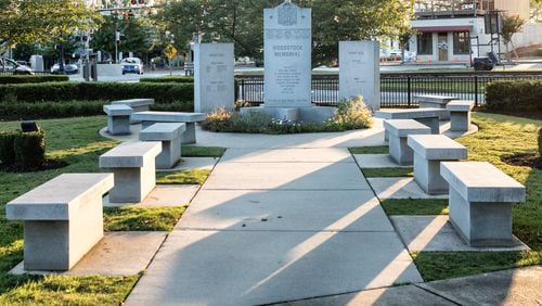 Woodstock will host a Memorial Day ceremony at 10 a.m. May 30 at The Park at City Center, where this Woodstock War Memorial also is located. (Courtesy of Woodstock)