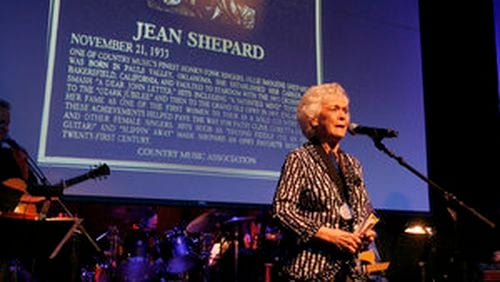 Joining McEntire as inductee was Jean Shepard, who was among the first pioneering women to clear the way for performers like McEntire to reinvent country music from a woman's perspective. Shepard, known as "The Grand Lady of The Grand Ole Opry" as she enters her 56th year on the show.