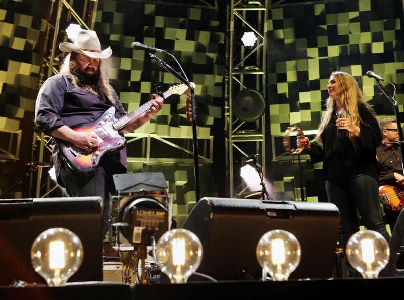  Stapleton and wife Morgane have an easy chemistry onstage. Photo: Robb Cohen Photography & Video