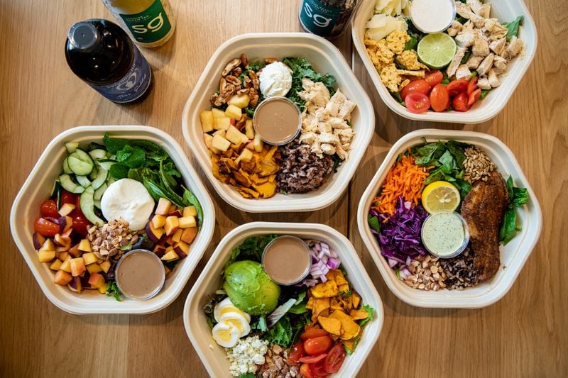 Sweetgreen Bowls and Salads.  (Mia Yakel for The Atlanta Journal-Constitution)
