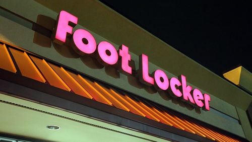 A Foot Locker sign in a file photo.