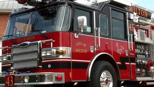 Milton plans to build a new firehouse next to a new court and police facility on Ga. 9. AJC FILE