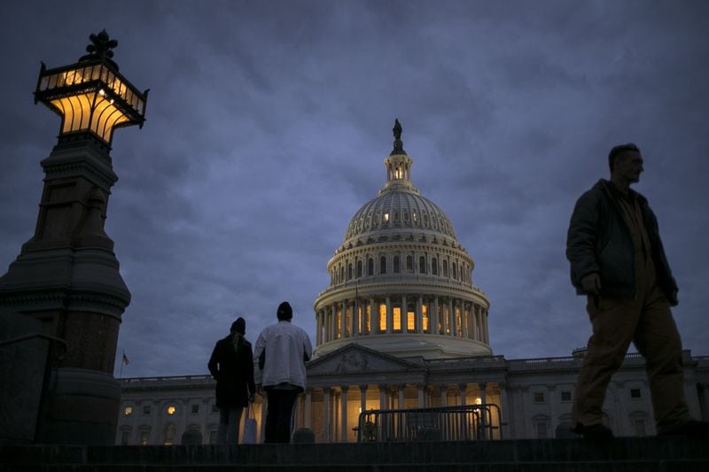 The U.S. Capitol in Washington, D.C. Congressional leaders negotiating a new federal budget announced Tuesday night that they have agreed to a framework on a long-time deal to fund the federal government.
J. Scott Applewhite/AP)