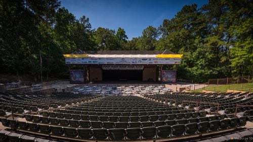 Peachtree City’s amphitheater will get new restrooms and flooring before the first concert in April. Courtesy Peachtree City