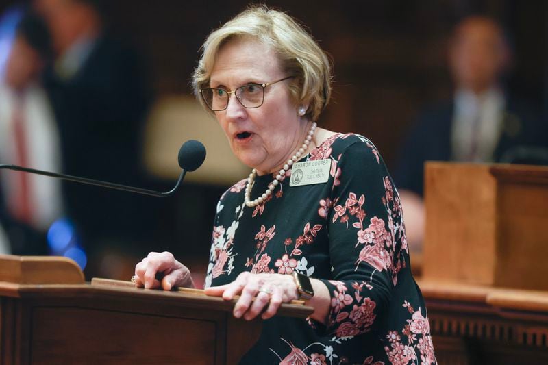 Rep. Sharon Cooper, R-Marietta, offered a resolution to form a study committee to evaluate the “certificate of need” program. (Natrice Miller/The Atlanta Journal-Constitution)