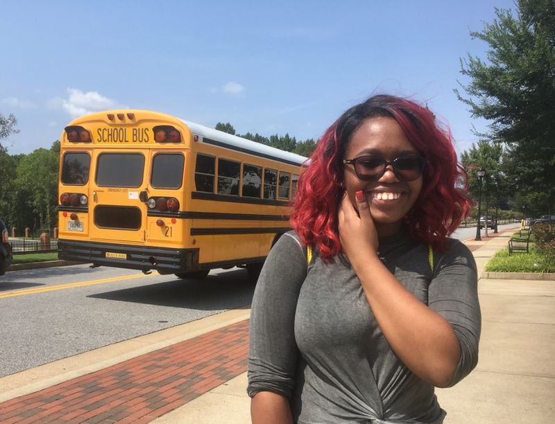 Buford High School senior Arieonna Vaker was surprised and disappointed to learn of accusations against her district's superintendent. 