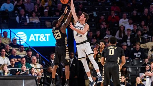Georgia Tech's efforts defending the 3-point arc has led the Yellow Jackets to rank fourth nationally in defensive 3-point field-goal percentage. (Danny Karnik/Georgia Tech Athletics)