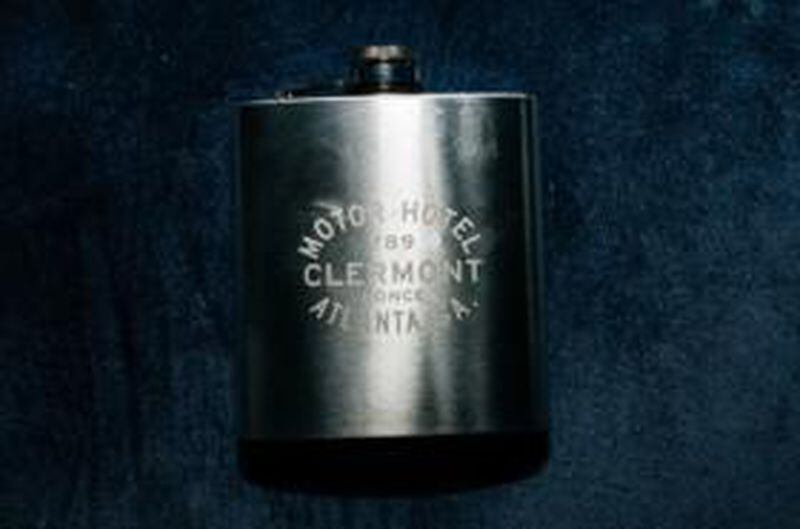 This flask brings back fond memories of Hotel Clermont, its rooftop, Tiny Lou's and/or the lounge downstairs.