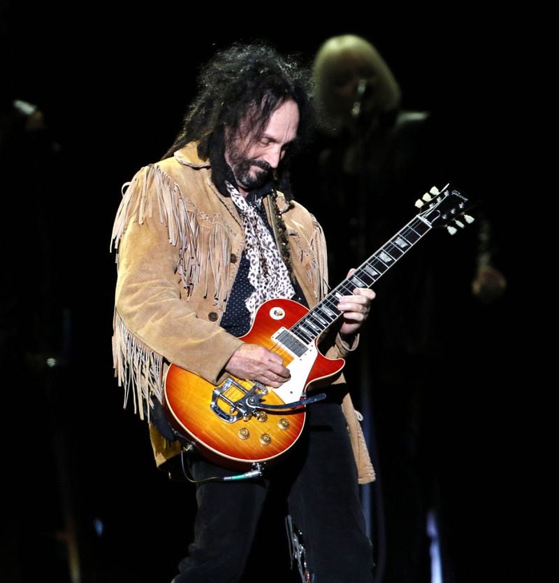 Mike Campbell of Tom Petty & the Heartbreakers fame handled lead guitars for Fleetwood Mac March 3, 2019 at State Farm Arena.