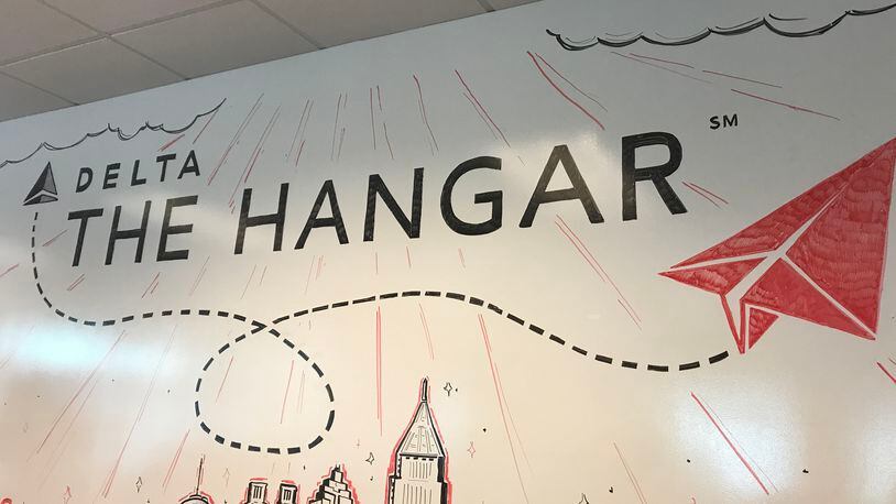 Delta's innovation center at Georgia Tech is called The Hangar.