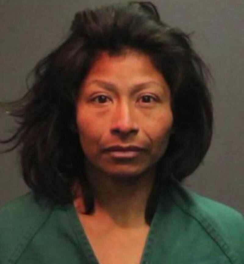 A mugshot of the suspect, Claudia Hernandez Diaz, in the attempted kidnapping of a 12-year-old girl in Santa Ana, Calif., Wednesday morning.
