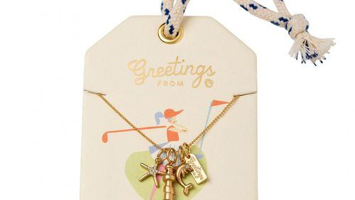 The Greetings From Charm Necklace by Hilton Head Island based Spartina 449