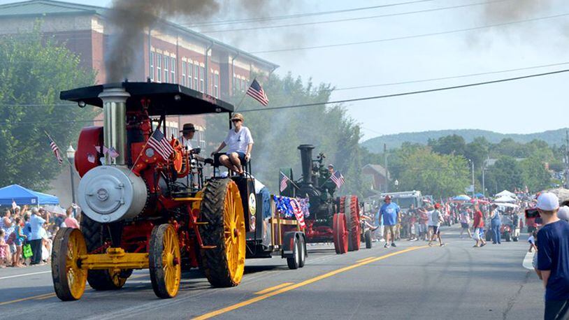 As in past years, the Thomas-Mashburn Steam Engine Parade will be part of the July 4 festivities in Cumming, but over a longer route to facilitate social distancing. CITY OF CUMMING via Facebook