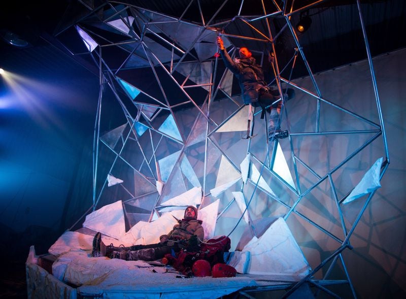 Catalyst Arts Atlanta staged its environmental production of the mountain-climbing drama “K2” last winter, in a suitably frigid warehouse performance space. CONTRIBUTED BY CASEY GARDNER