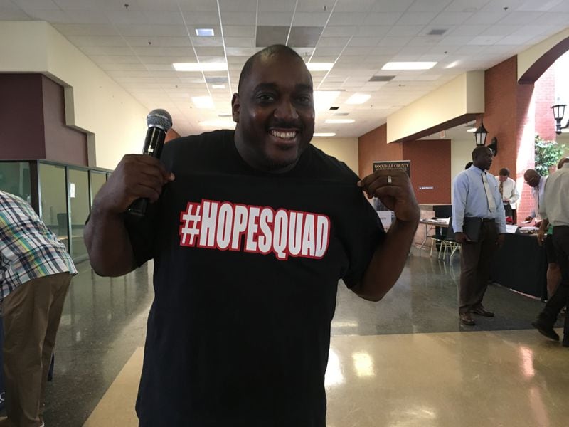 House of Hope youth pastor Bobby Hampton hosted a job fair in DeKalb County.