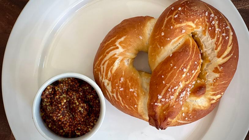 Warm, soft pretzels fresh from the oven are a favorite fall snack. (Kellie Hynes for The Atlanta Journal-Constitution)