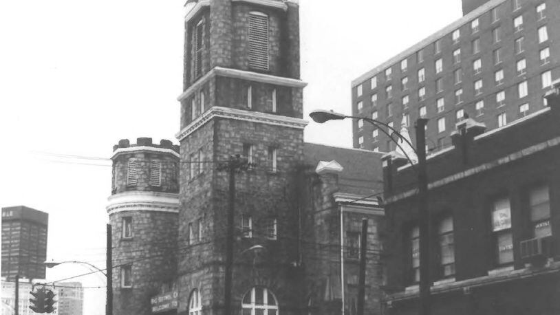 Big Bethel Church. 1976. Looking northeast. Georgia Department of Natural Resources, Historic Preservation Division.
