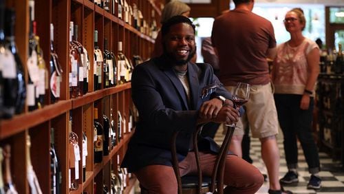 Derrick C. Westbrook, photographed at 57th Street Wines in Chicago, was named to Wine Enthusiast's Top 40 Under 40 Tastemakers of 2018. (Terrence Antonio James/Chicago Tribune/TNS)