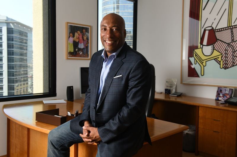 Byron Allen, comedian, television producer and the founder and chief executive officer of the U.S. television production company Entertainment Studios, at his Los Angeles office in June 2018.