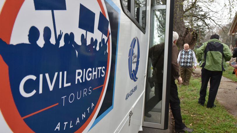 Civil Rights Tours Atlanta take visitors to important sites in the city’s involvement in civil rights, including the house where Martin Luther King Jr. lived at the time of his assassination and where his wife Coretta raised their four children. HYOSUB SHIN / HSHIN@AJC.COM