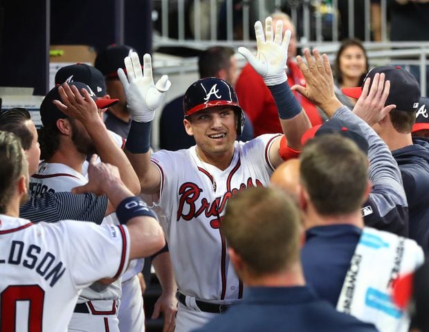 Photos: Braves’ Austin Riley crushes home run in his first game
