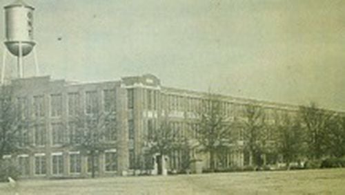 Clarkdale Community Center will receive restoration after first serving employees and surrounding residents of the Coats and Clark Thread Mill, shown here, in the 1930s. Courtesy of Austell