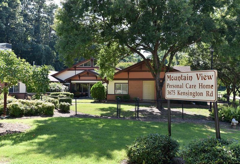 Mountain View Personal Care Home at 3675 Kensington Road in Decatur. (Hyosub Shin / Hyosub.Shin@ajc.com)