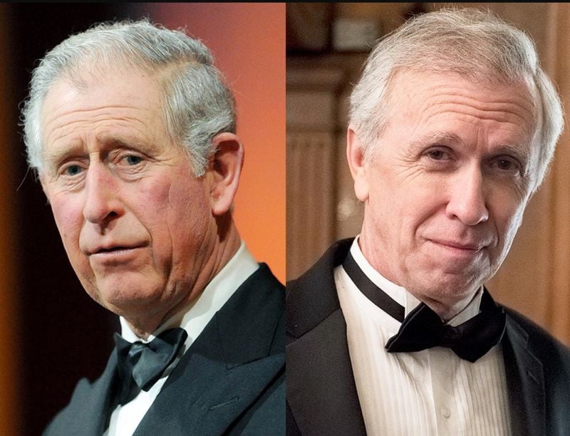 (l-r) Prince Charles and Atlanta actor Steve Coulter as Prince Charles in the new Lifetime movie "Harry & Meghan: A Royal Romance" Lifetime TV photo
