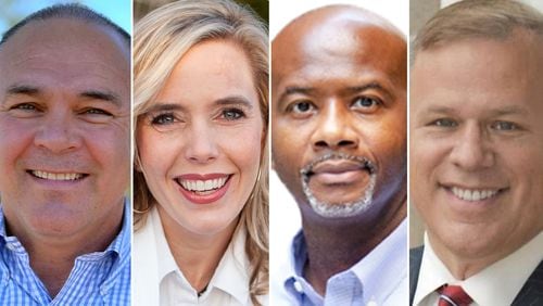 Candidates for Georgia Commissioner of Labor: Republican State Sen. Bruce Thompson; Democrat Nicole Horn, a former small business owner; Democratic State Rep. William Boddie; and Republican Mike Coan, who had been his deputy commissioner.
