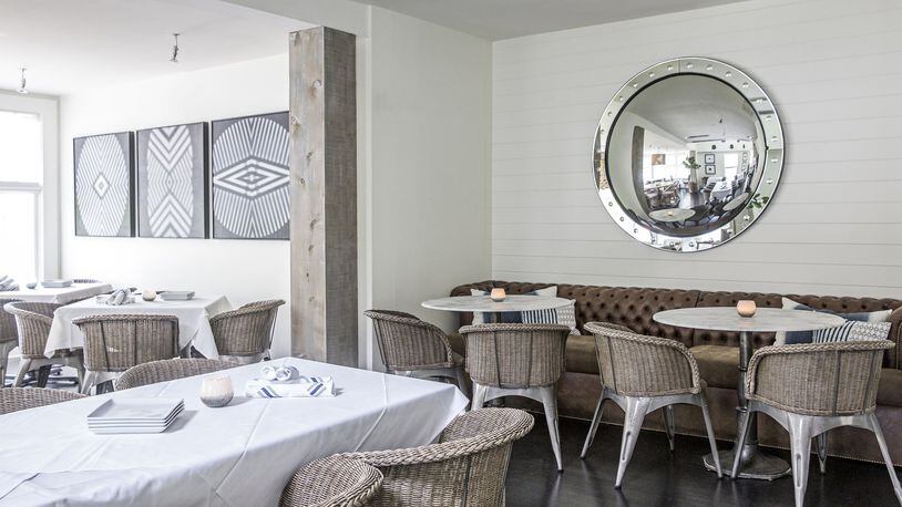 Yebo Beach Haus is a spacious, airy restaurant set inside a Buckhead home. (Heidi Geldhauser)