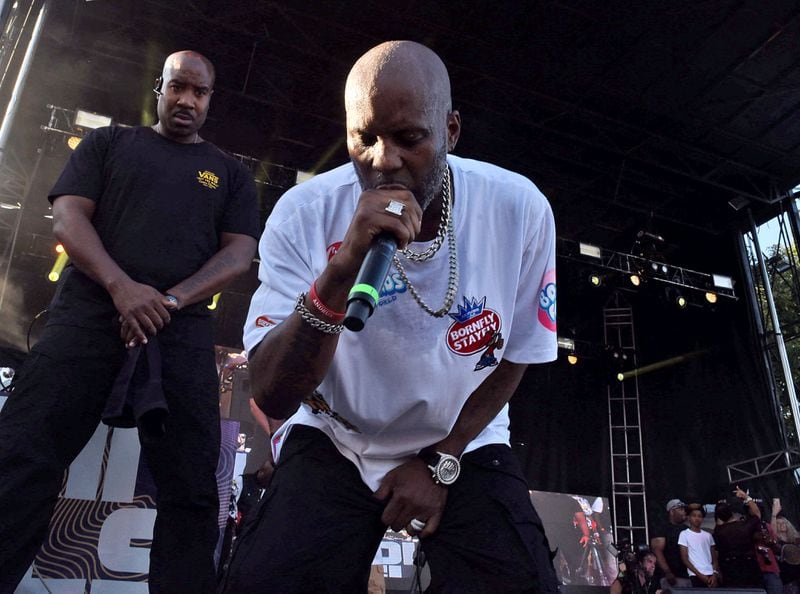 ATLANTA - September 8, 2019:  Rapper DMX performs at One Musicfest, which is celebrating its 10th anniversary at Centennial Park. RYON HORNE/RHORNE@AJC.COM