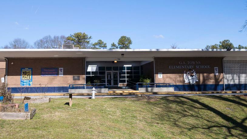 The former Towns Elementary School, located off Bolton Road, is one of 16 properties owned by Atlanta Public Schools that consultants said the district should consider disposing of. (Alyssa Pointer / AJC file photo)